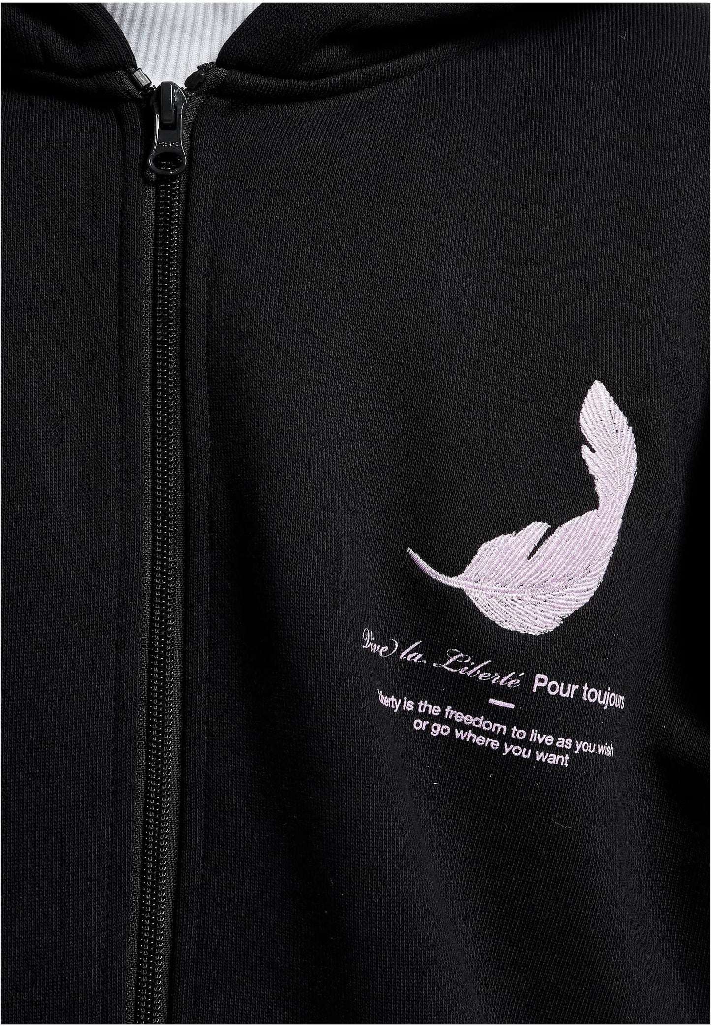 Vive La Liberte Heavy Oversize Zip Hoody