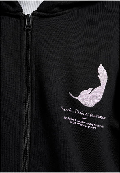 Vive La Liberte Heavy Oversize Zip Hoody
