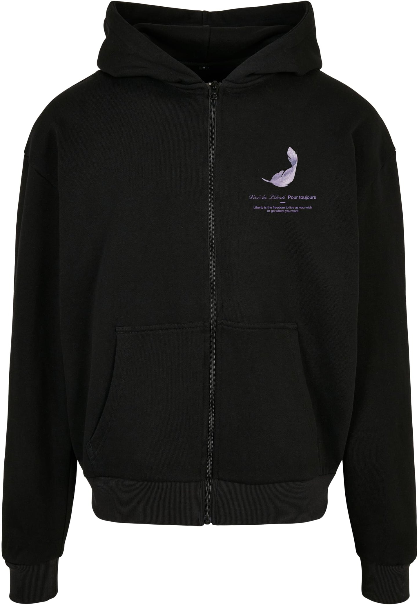 Vive La Liberte Heavy Oversize Zip Hoody