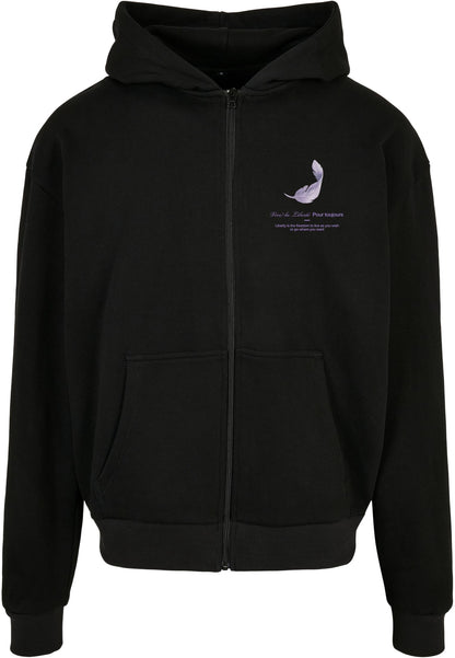 Vive La Liberte Heavy Oversize Zip Hoody