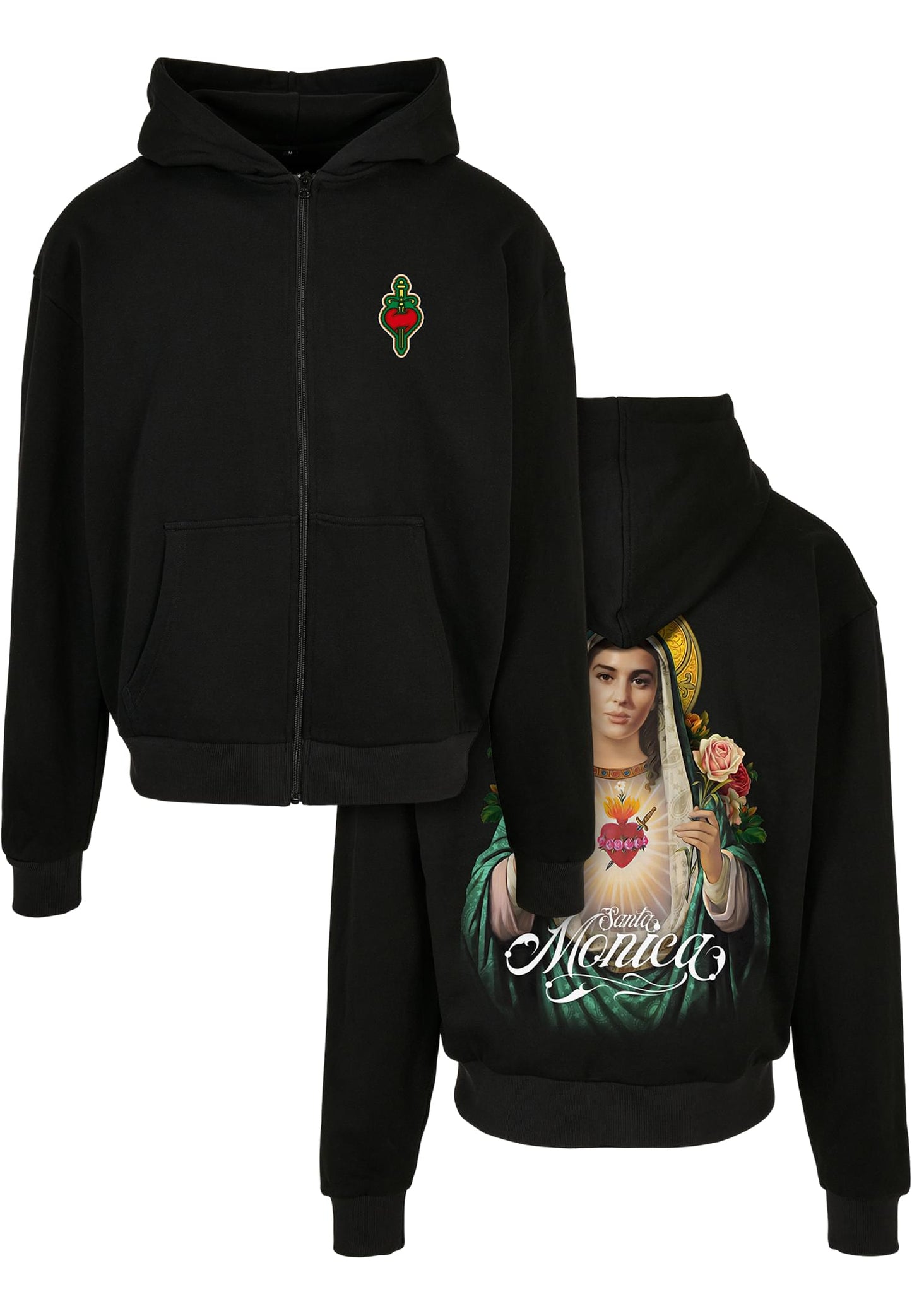 Santa Monica Heavy Oversize Zip Hoody