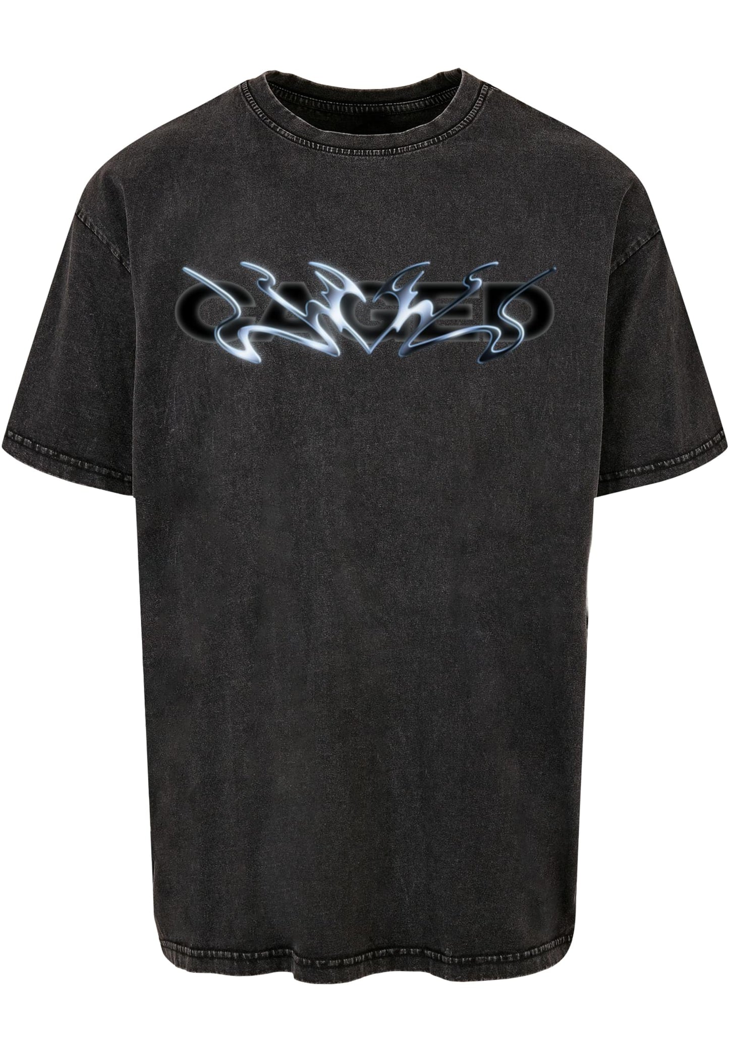 Cagedchrome Acid Heavy Oversize Tee