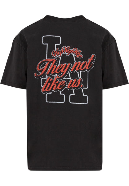 L.A Not Like Us Acidwash Oversize Tee