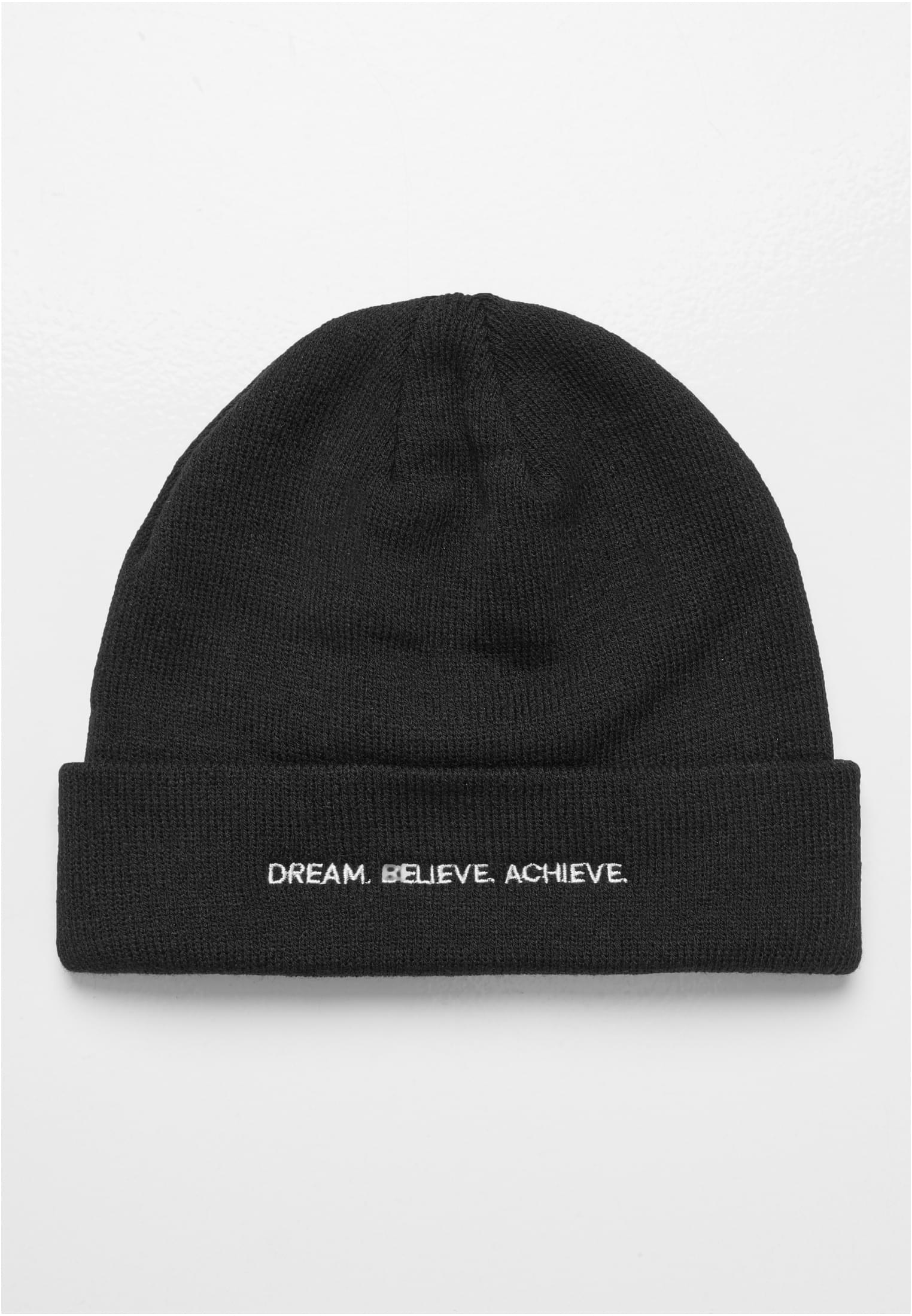 Dream Believe Achieve Heavy Knit Beanie - HIROSTAMPE