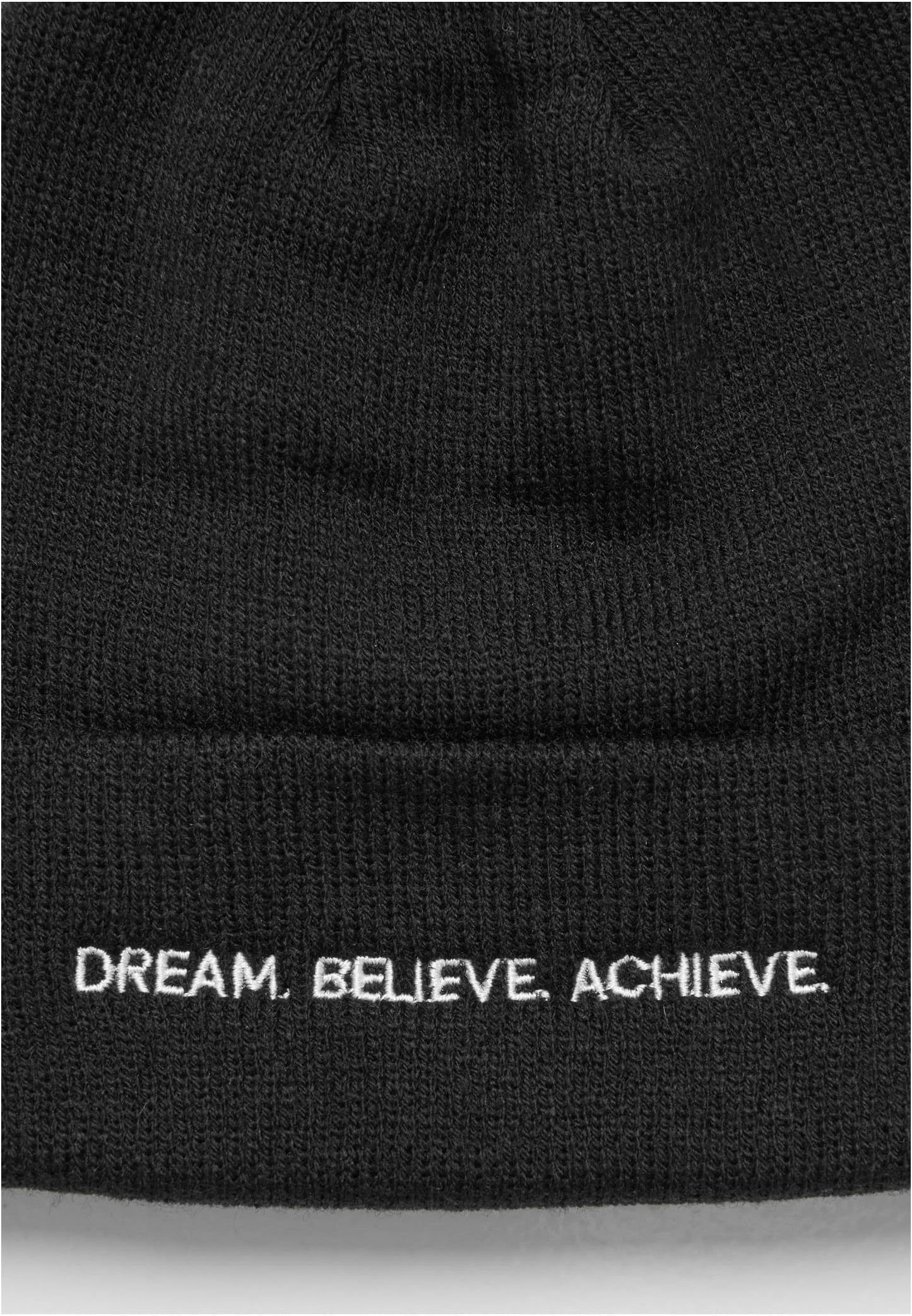 Dream Believe Achieve Heavy Knit Beanie - HIROSTAMPE