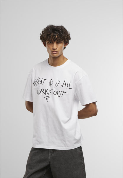 It All Works Out Wording Oversize Tee