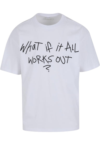 It All Works Out Wording Oversize Tee