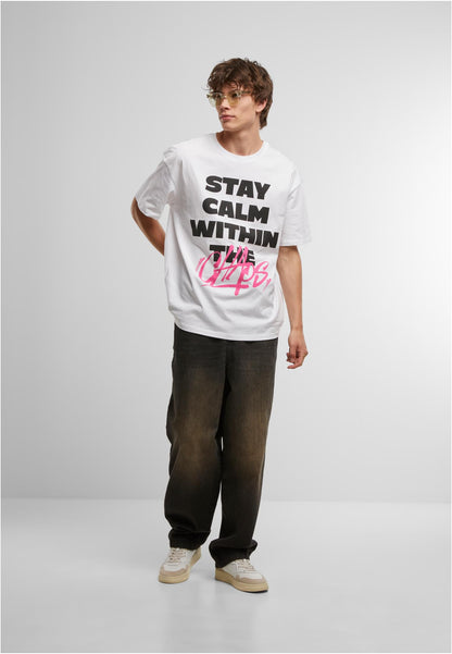 Stay Calm In Chaos Oversize Tee