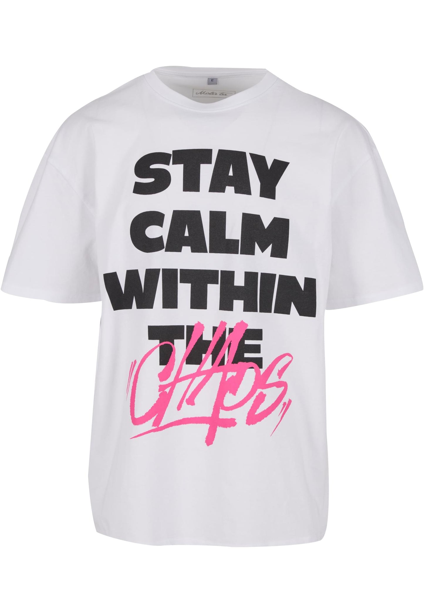 Stay Calm In Chaos Oversize Tee