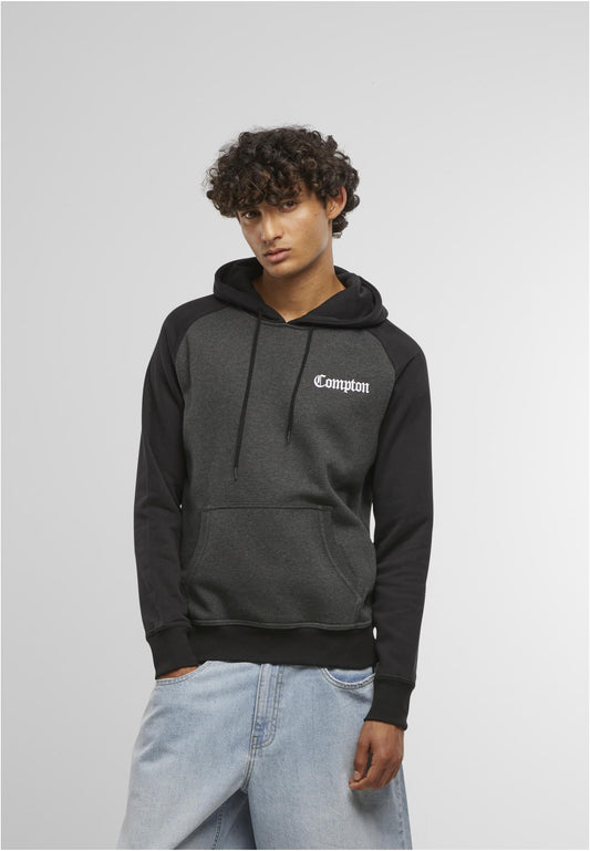 Compton Wording EMB Raglan Hoody
