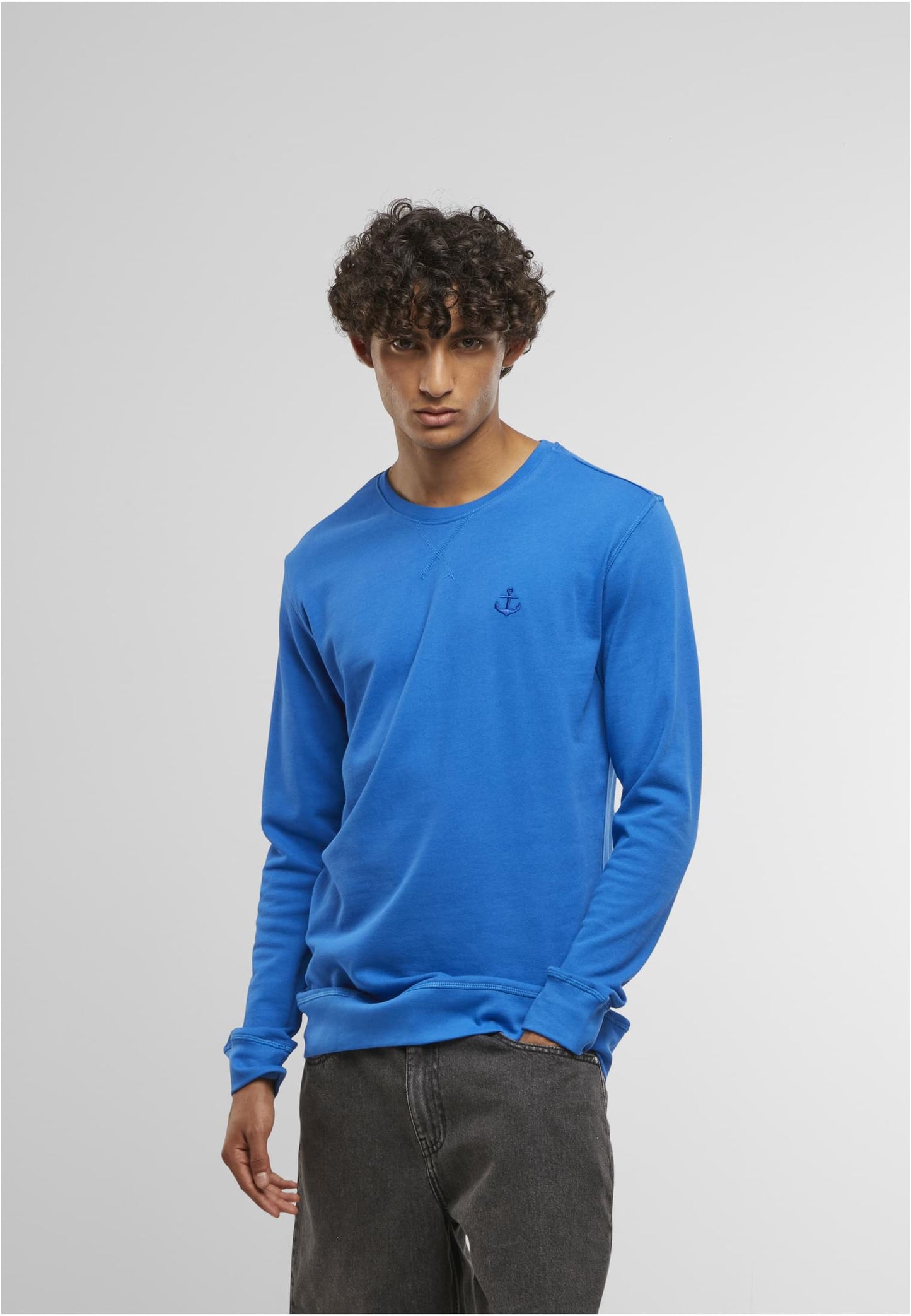 Anchor Sign EMB Light Crew Sweatshirt