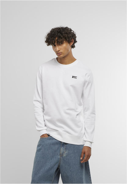 NYC Wording EMB Light Crew Sweatshirt