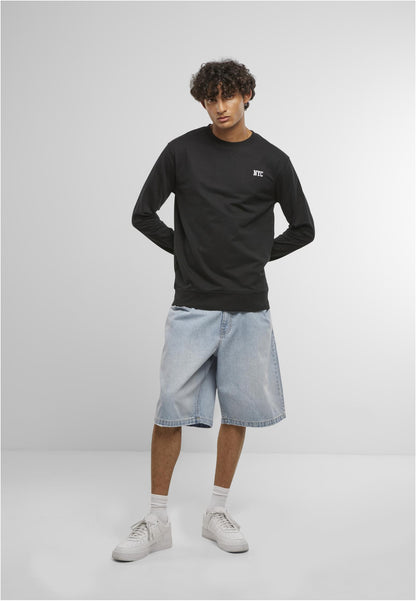 NYC Wording EMB Light Crew Sweatshirt