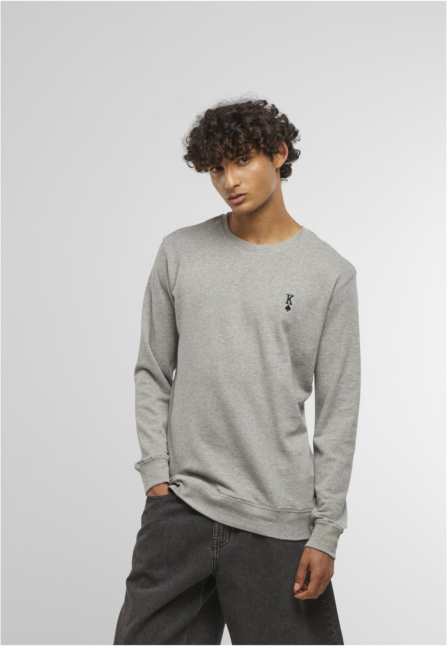 King Sign EMB Light Crew Sweatshirt