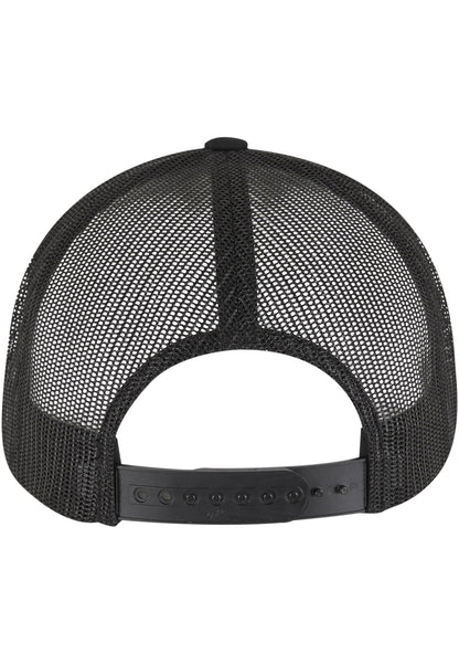 Crossed Fingers Handsign Retro Trucker Cap