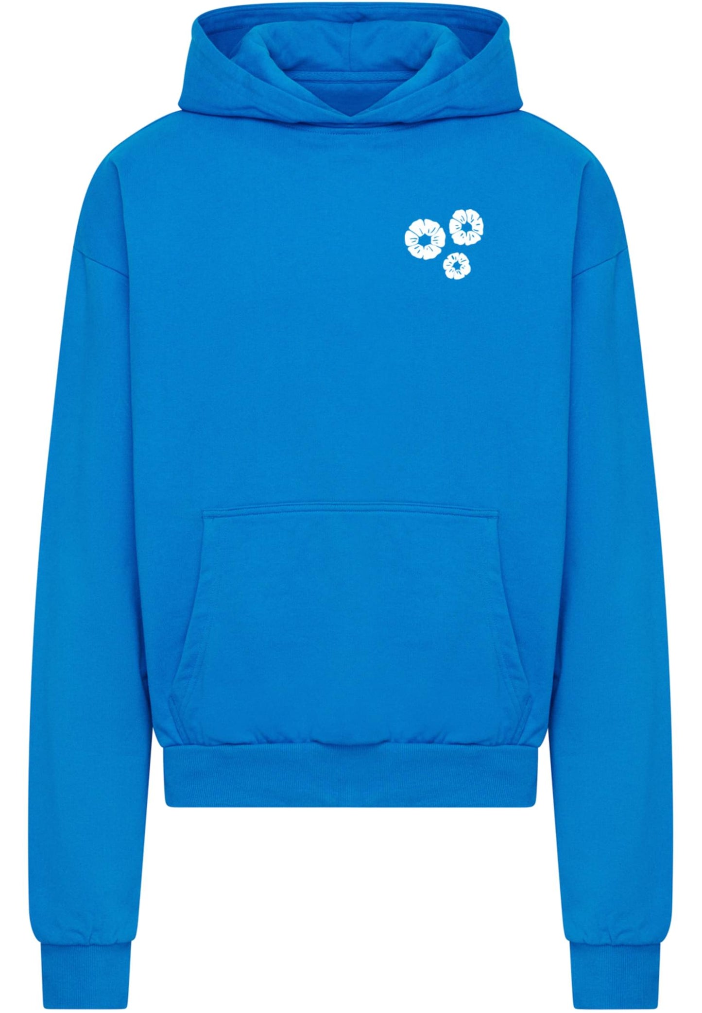 Bold Flowers Heavy Cotton Box Hoody