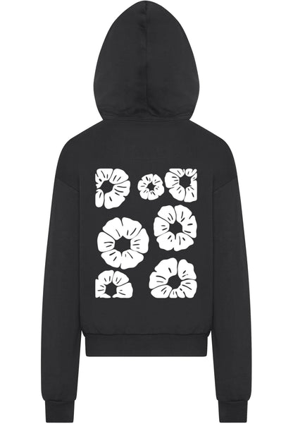 Bold Flowers Heavy Cotton Box Hoody