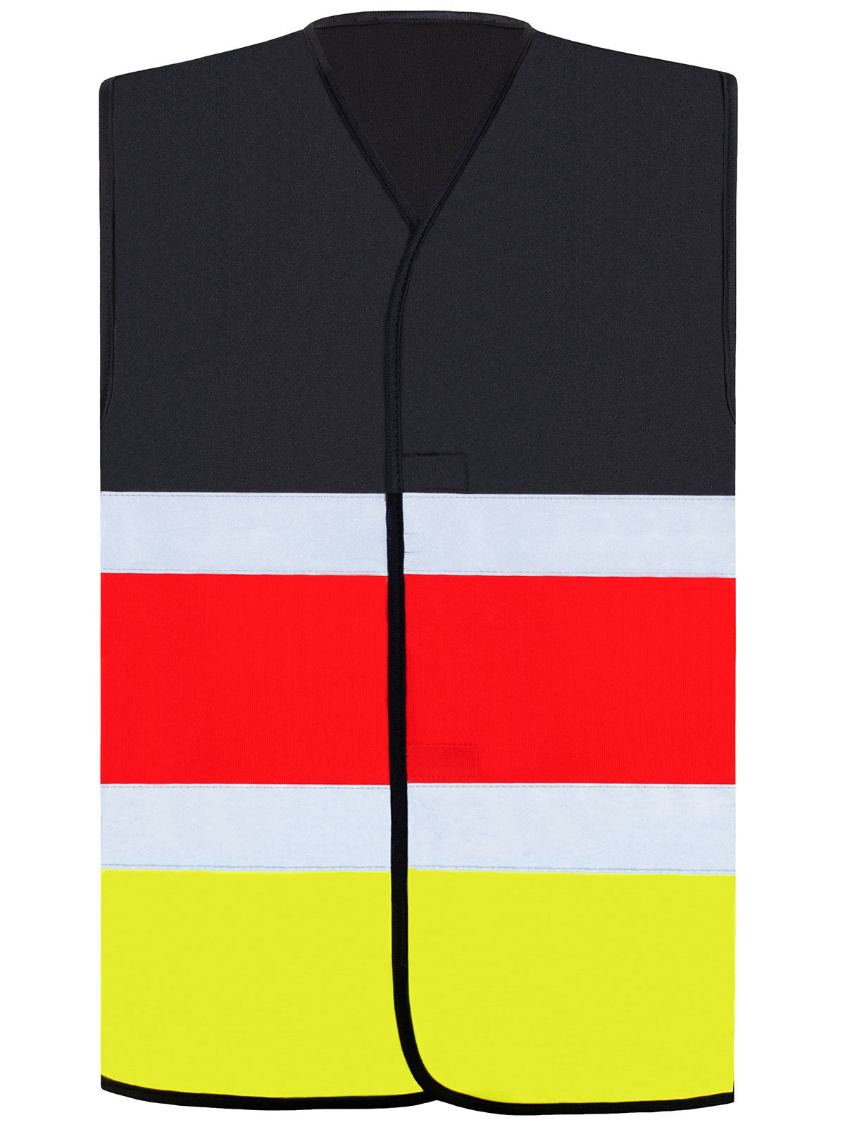 National Flag Safety Vest Korntex Nero-Rosso-Giallo