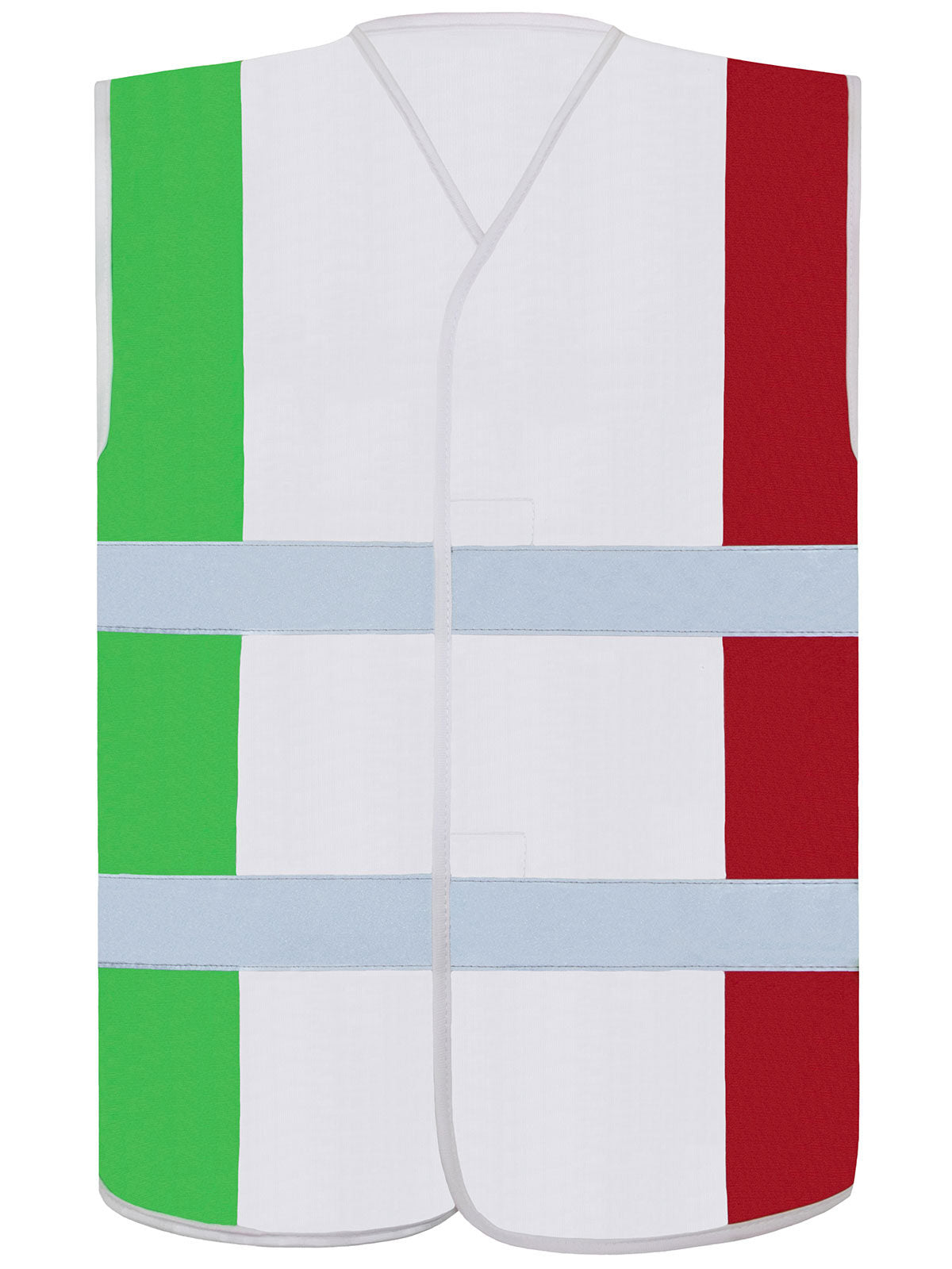 National Flag Safety Vest Korntex Verde-Bianco-Rosso