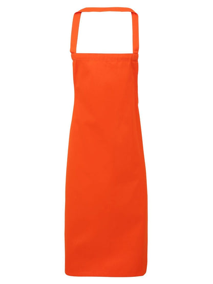 Cotton Bib Apron Premier Orange
