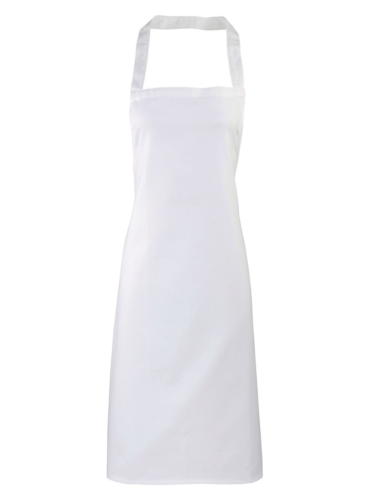 Cotton Bib Apron Premier White
