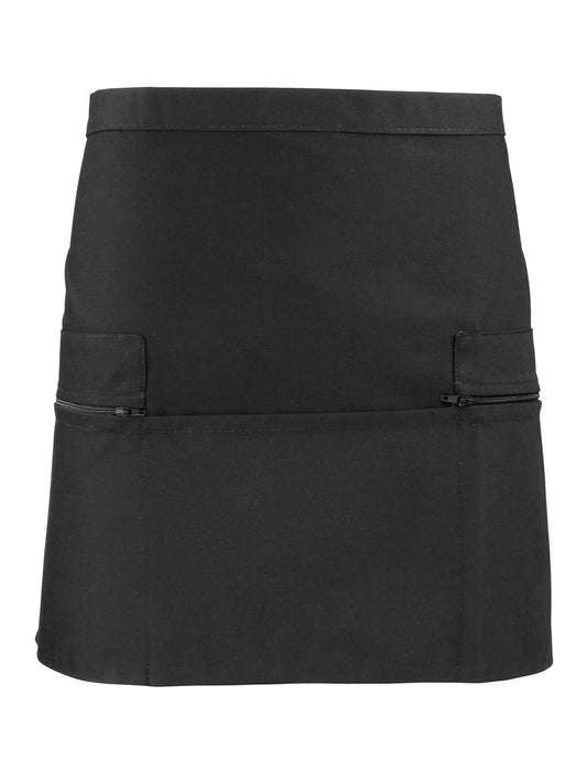 Zip Pocket Waist Apron
