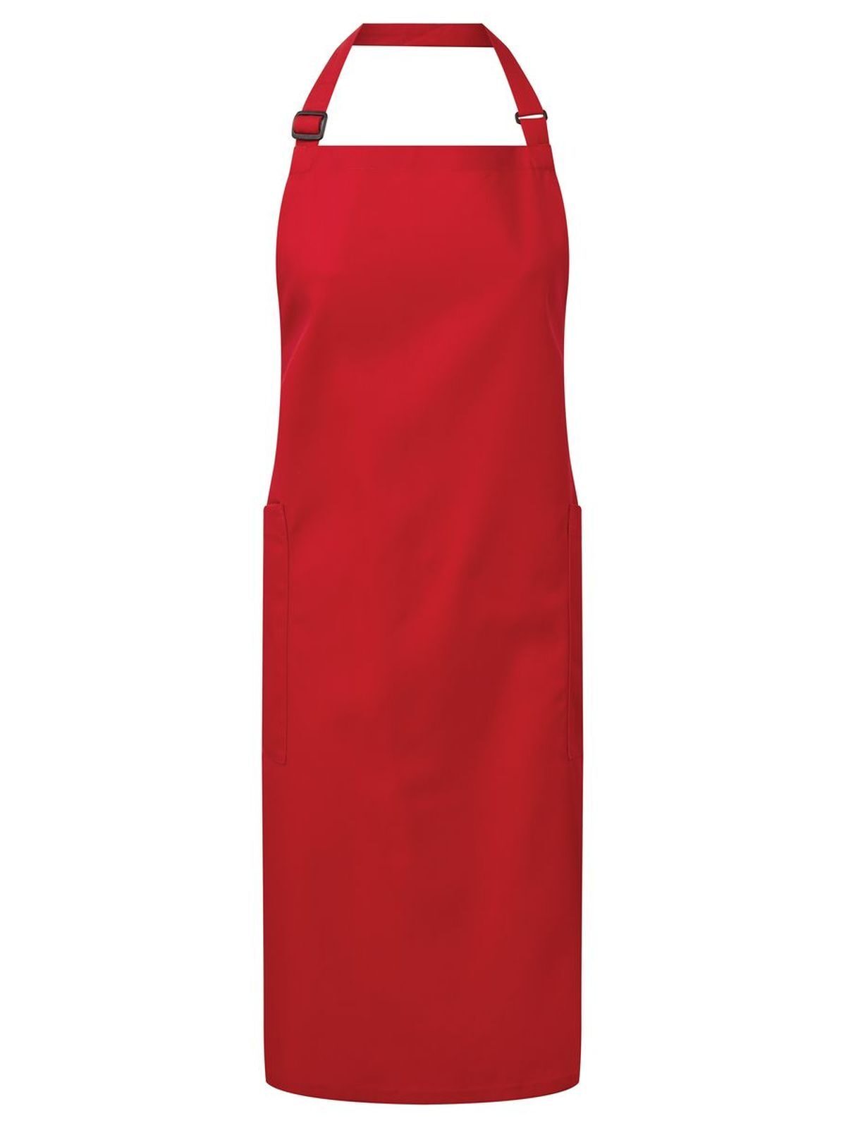 Recycled and Organic Fairtrade Bib Apron Premier Red