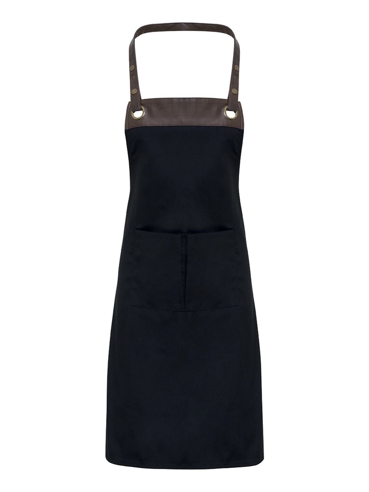 Espresso Bib Apron Premier Black/Brown