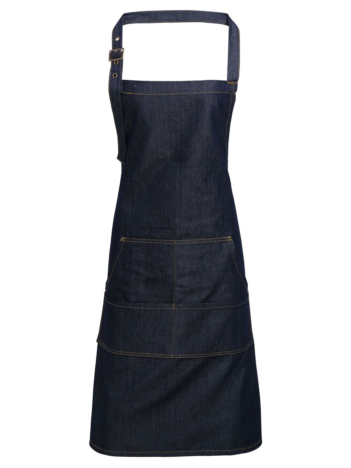 Jeans Stitch Denim Bib Apron Premier Indigo Denim
