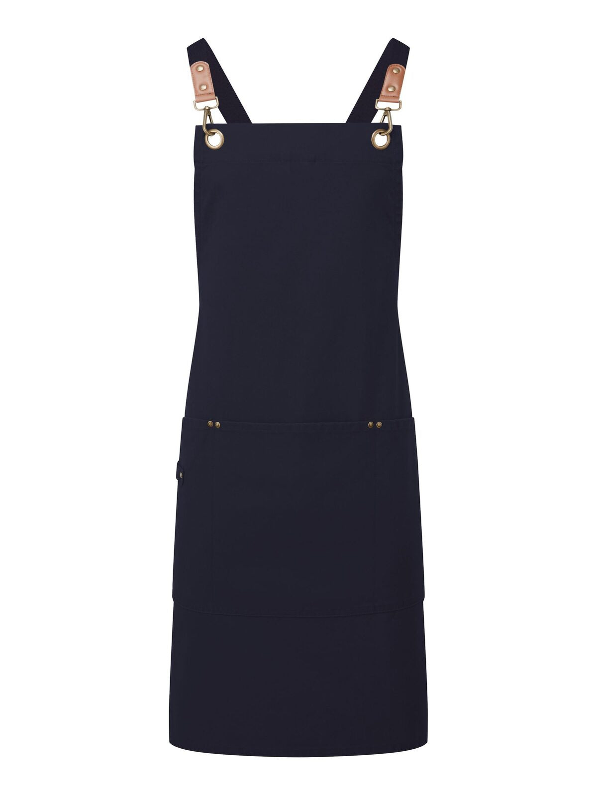 Clip & Clasp' Cross-Back Bib Apron Premier Navy