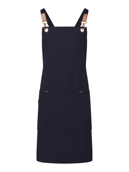 Clip & Clasp' Cross-Back Bib Apron Premier Navy