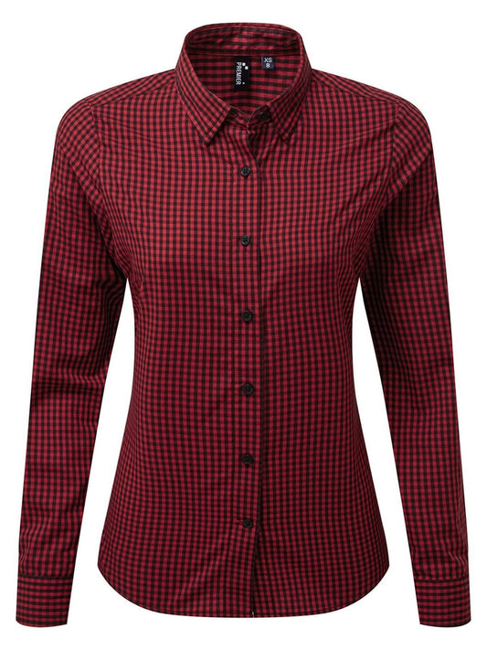 'Maxton' Check - Women's Long Sleeve Shirt