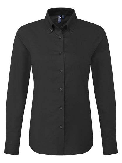 Camicia donna Oxford 'Supreme' LS Premier Black