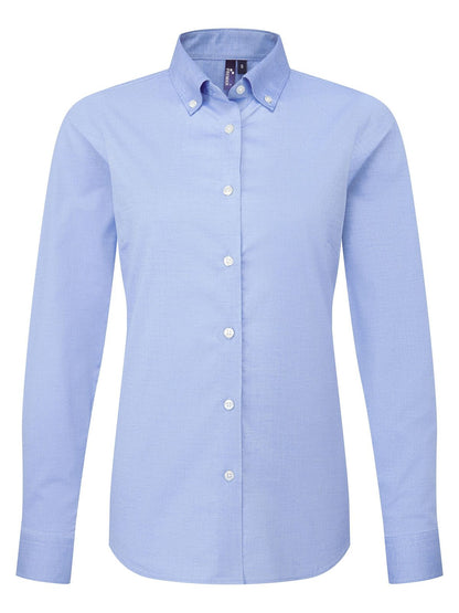 Camicia donna Oxford 'Supreme' LS Premier Oxford Blue