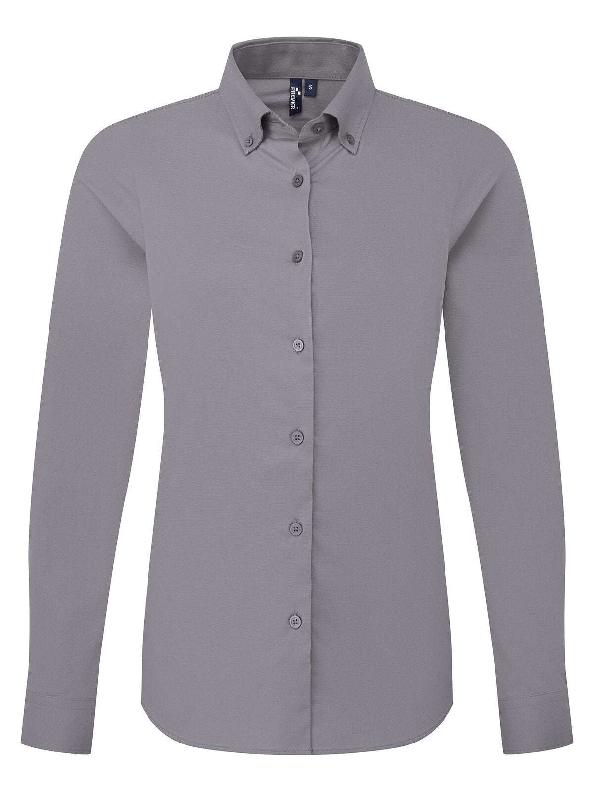Camicia donna Oxford 'Supreme' LS Premier Steel