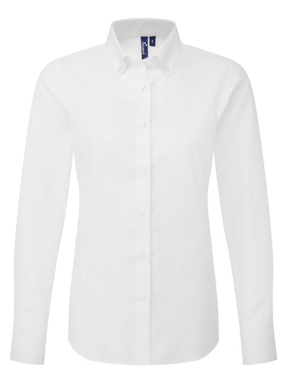 Camicia donna Oxford 'Supreme' LS Premier White