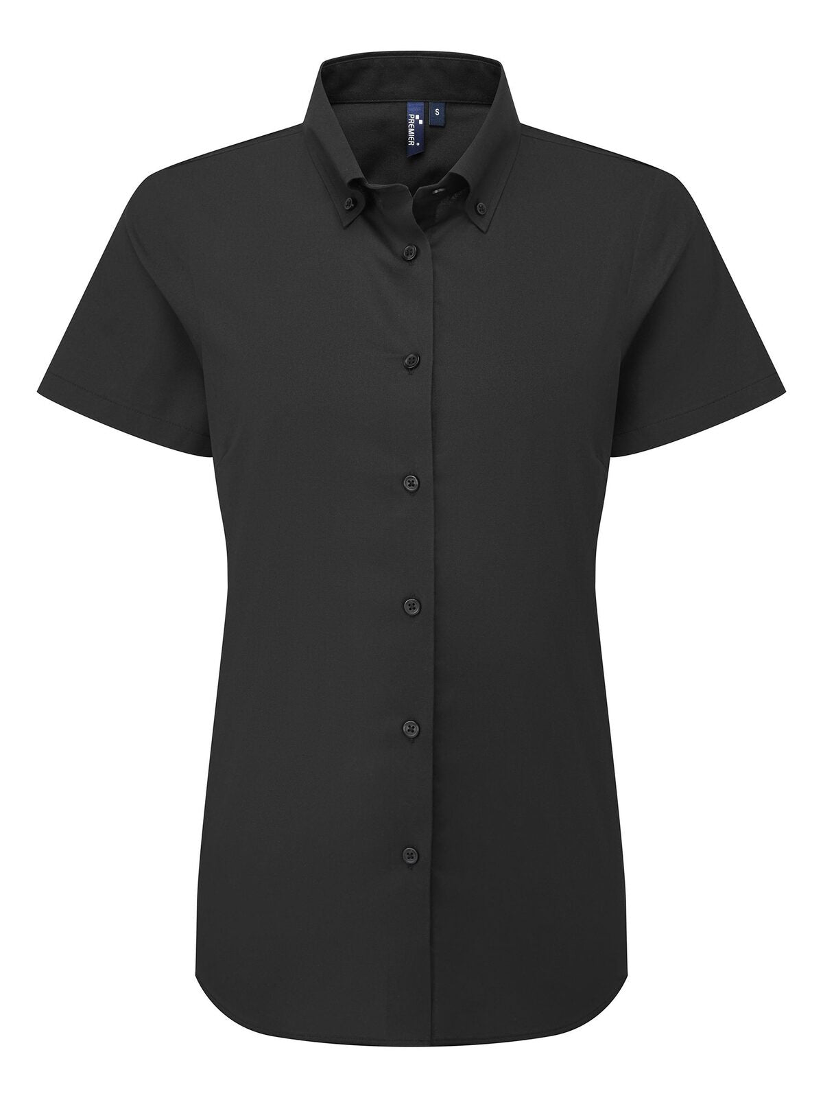 Camicia donna Oxford 'Supreme' SS Premier Black