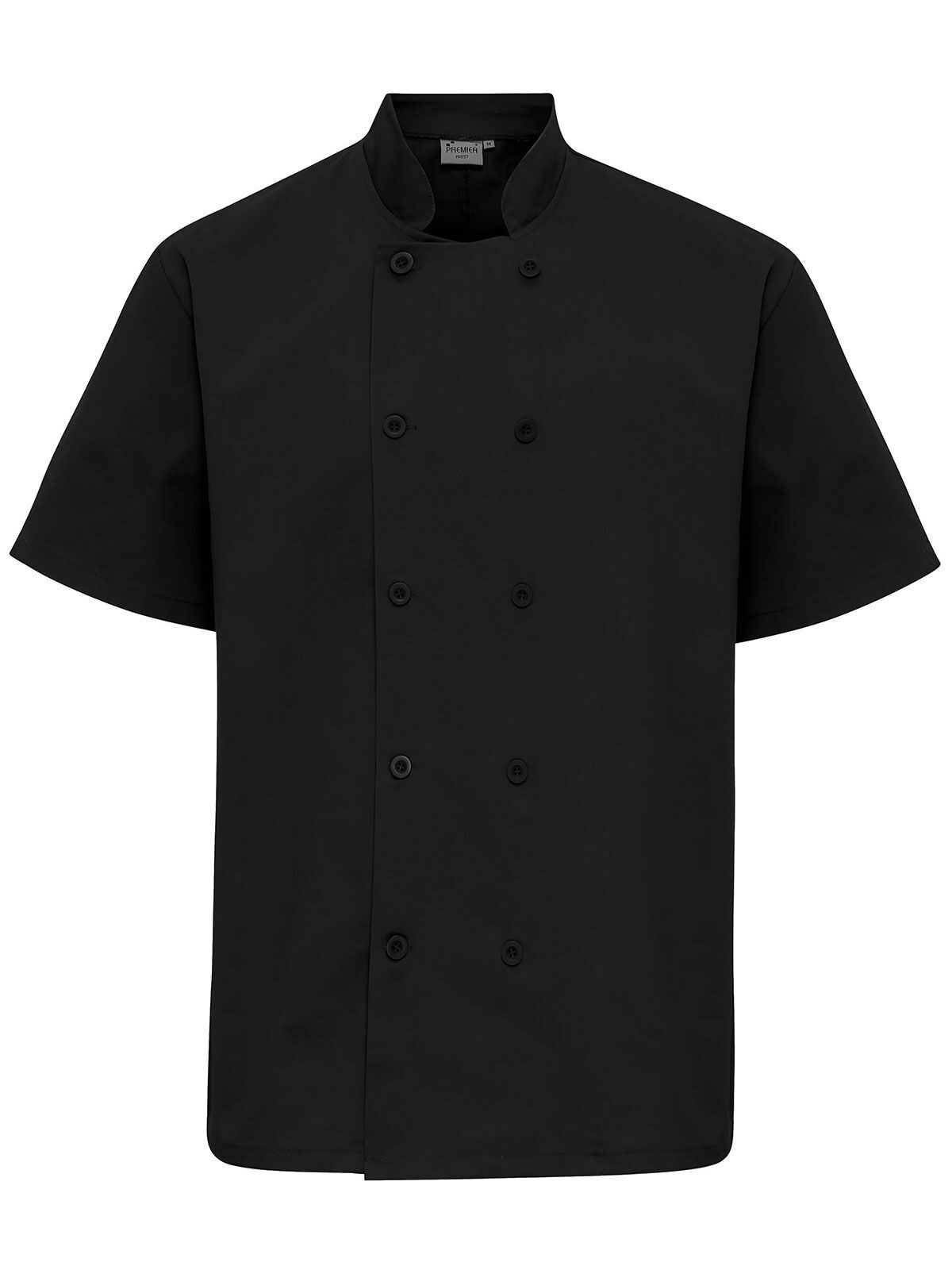 Short Sleeve Chef's Jacket Premier Black