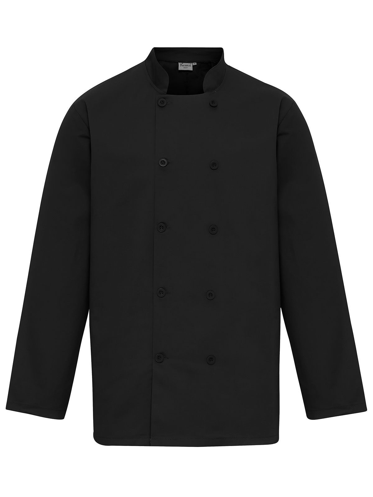 Long Sleeve Chef''s Jacket Premier Black