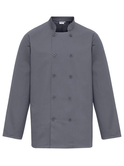Long Sleeve Chef''s Jacket Premier Steel