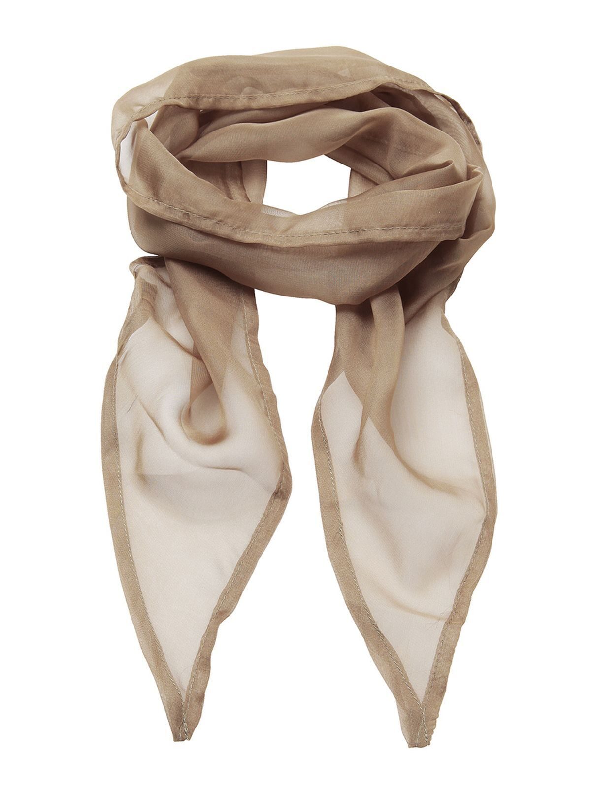 Ladies Chiffon Scarf Premier Khaki