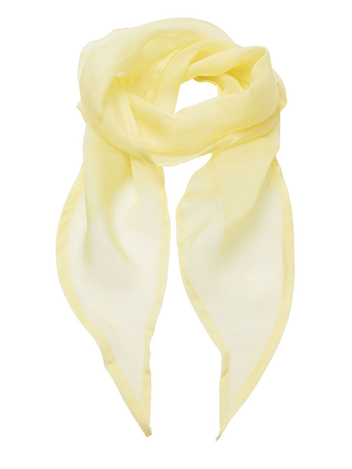 Ladies Chiffon Scarf Premier Lemon
