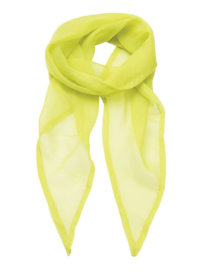 Ladies Chiffon Scarf Premier Lime