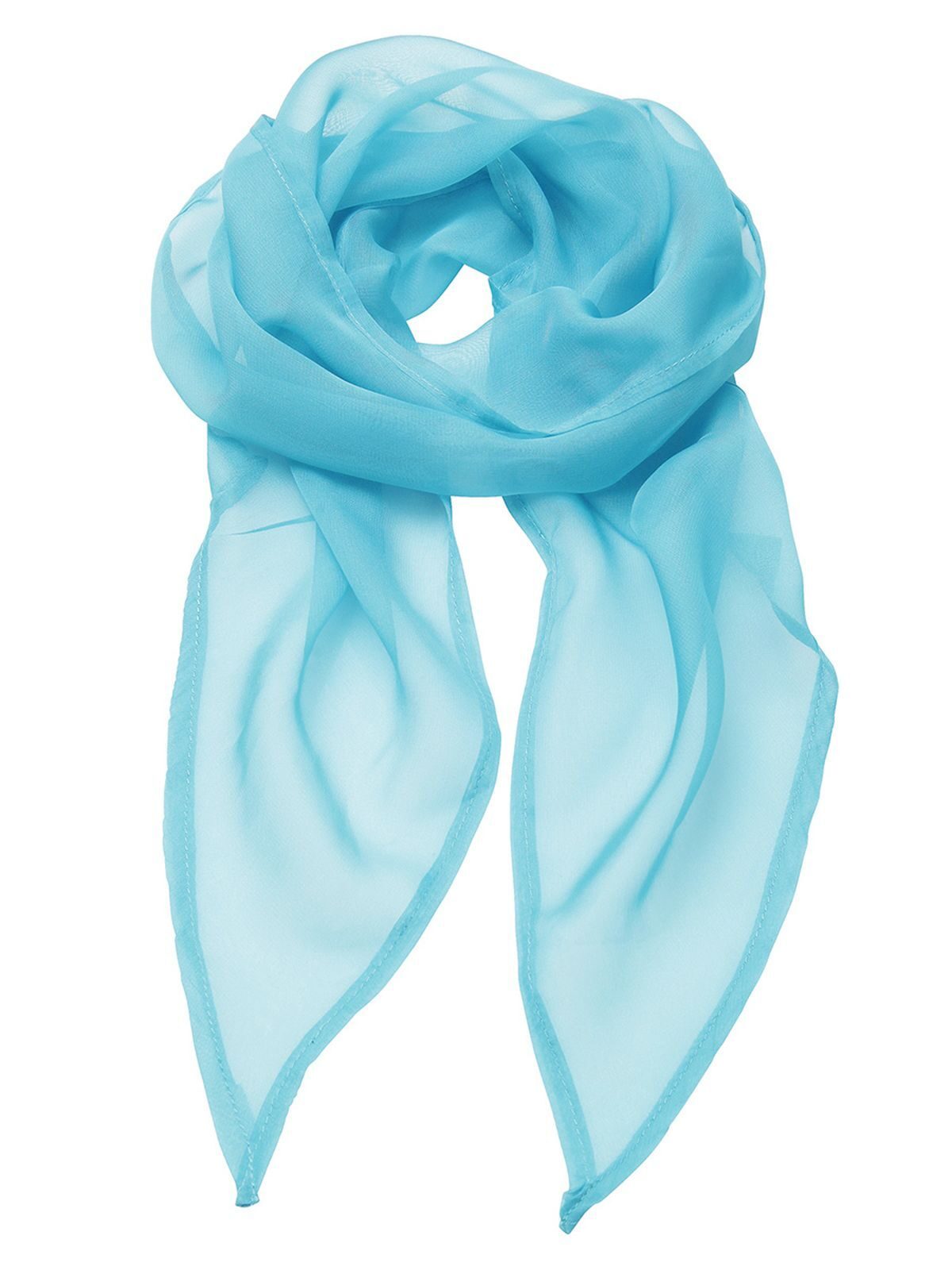 Ladies Chiffon Scarf Premier Turquoise