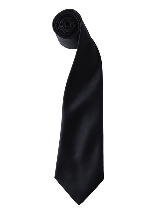 Colours Collection Satin Tie Premier Black
