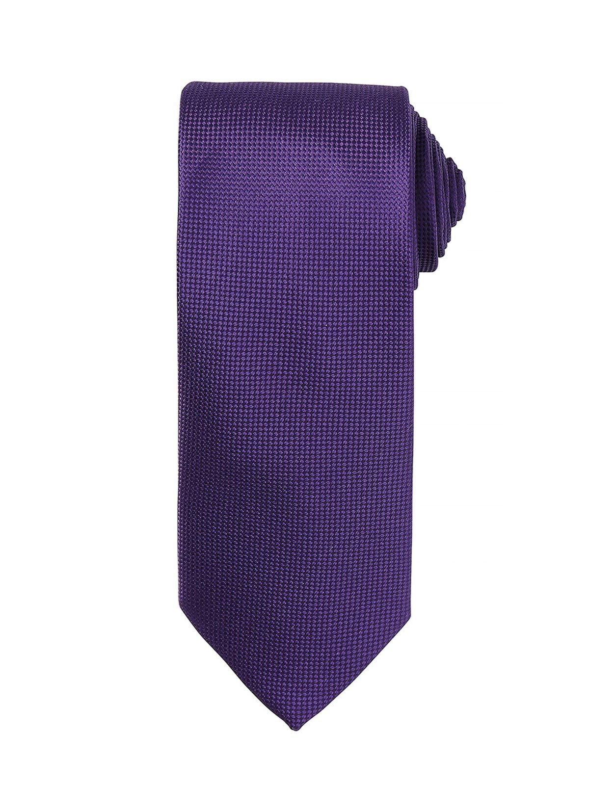 Micro Waffle Tie Premier Purple