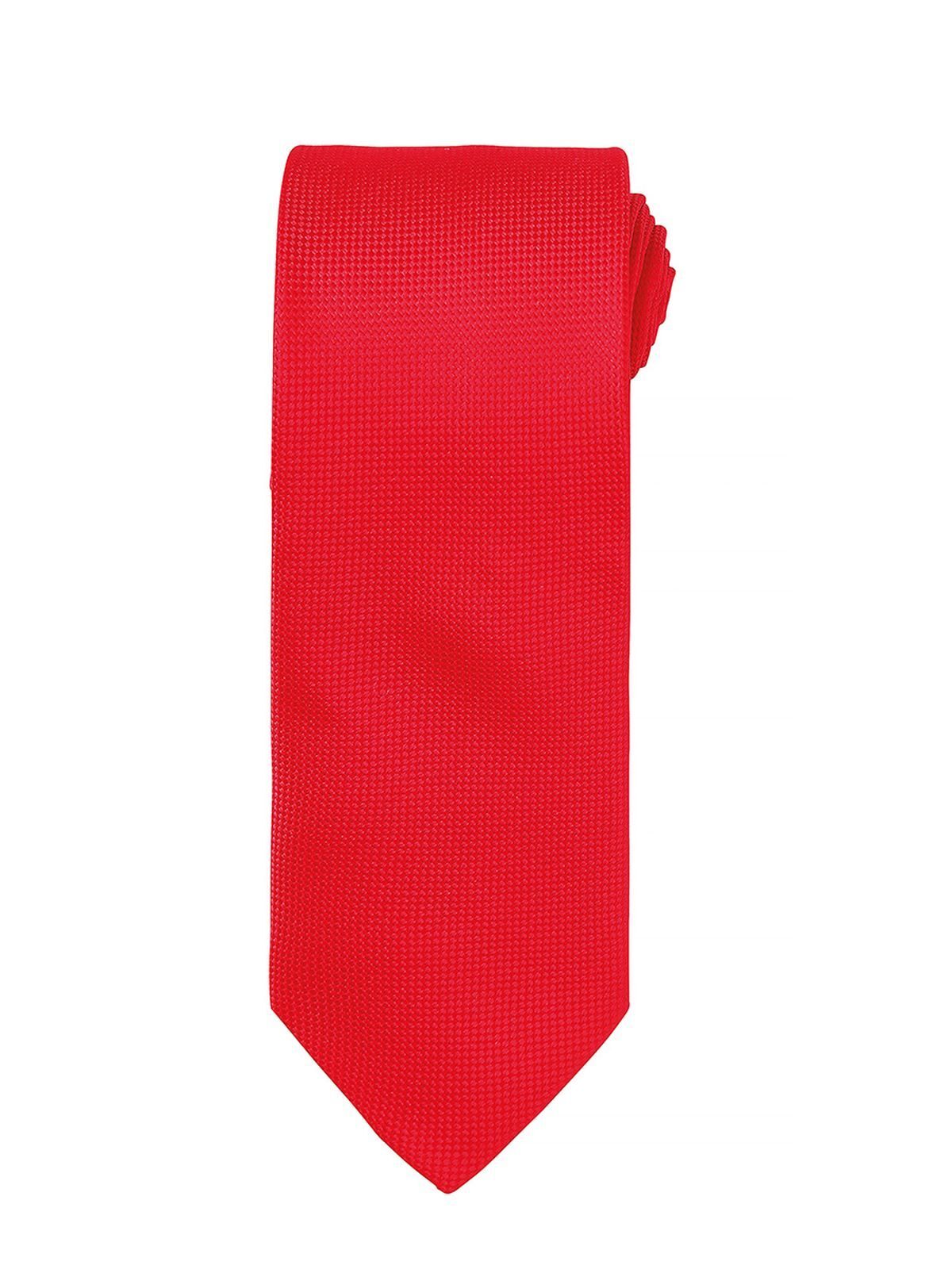 Micro Waffle Tie Premier Red