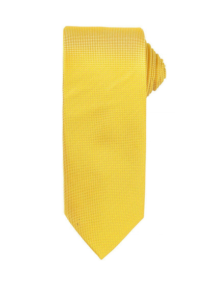 Micro Waffle Tie Premier Sunflower