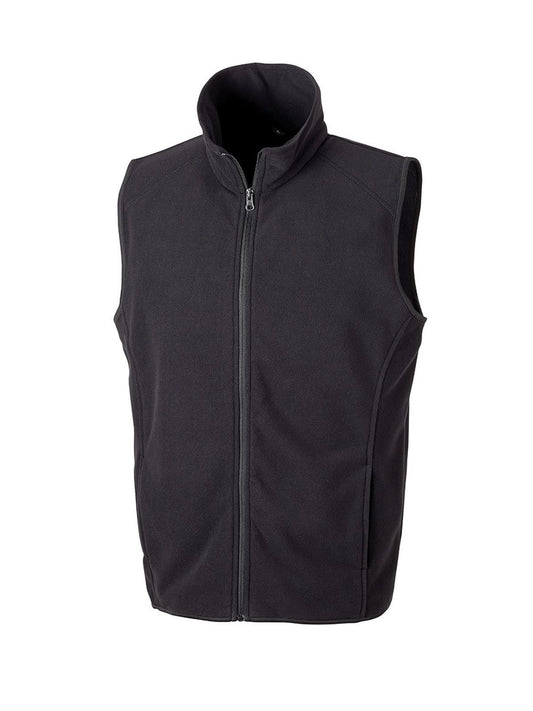 Micro Fleece Gilet Result Black