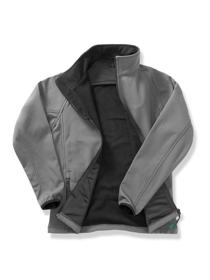 Printable Softshell Result Charcoal/Black